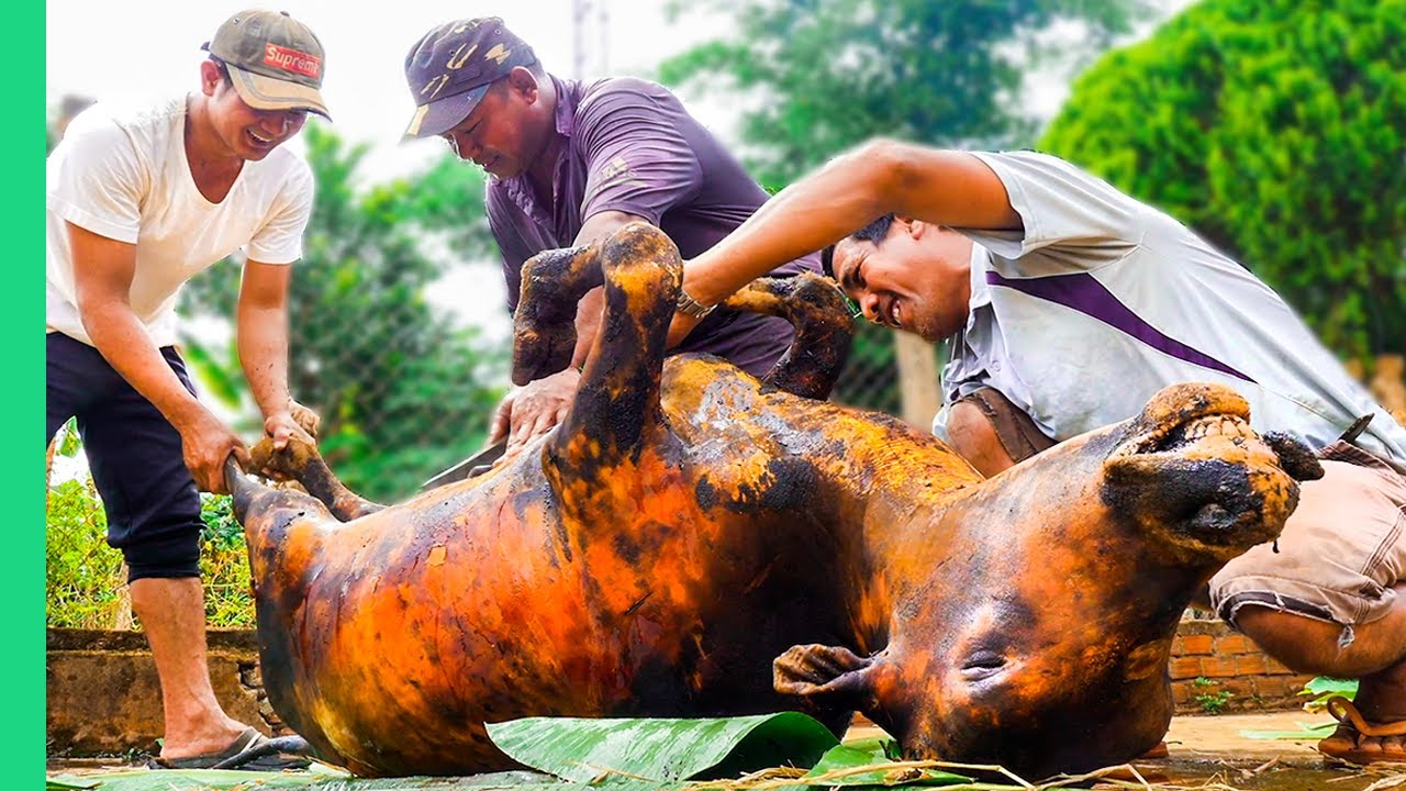 Cooking a WHOLE COW in 4 HOURS!! Vietnam Village Life!!!&nbsp;| Surviving Vietnam Part 5