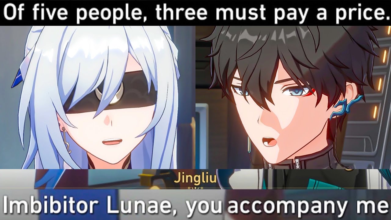 JINGLIU Meets DAN HENG & YANQING Cutscene Honkai Star Rail