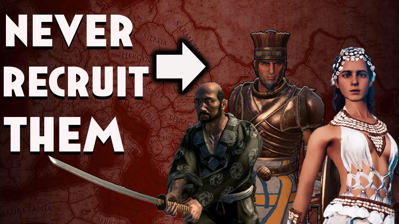 10 ХУДШИХ ЮНИТОВ Total War!