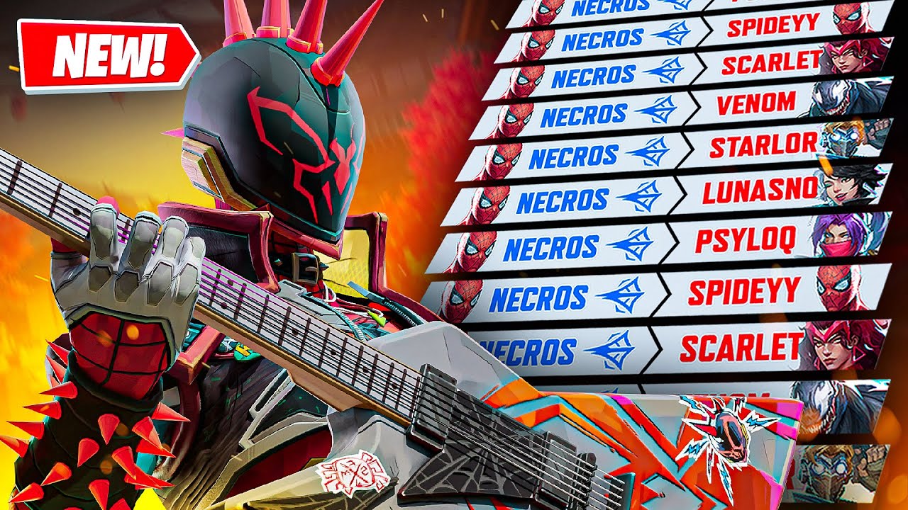 The *NEW* Punk Spider-Man Skin Is INSANE