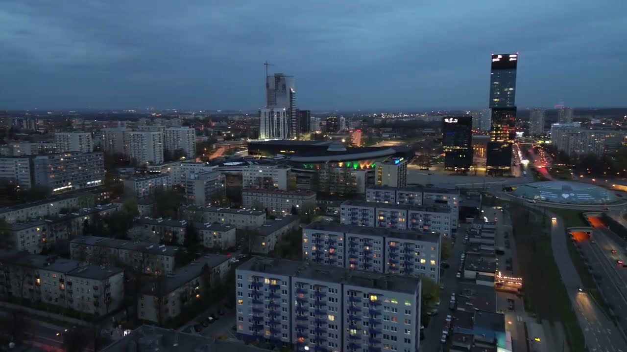 Katowice z drona