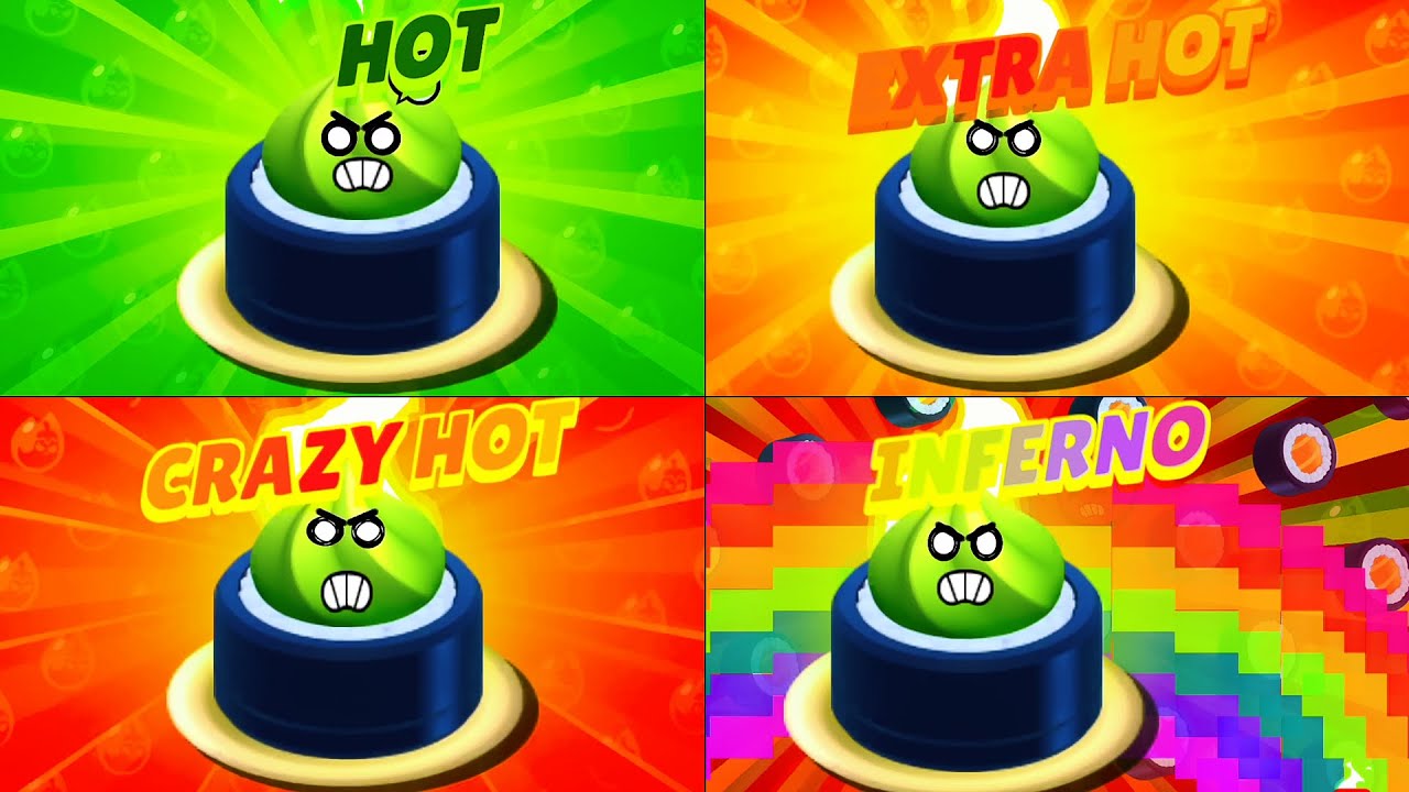 All Wasabi Powers Sushi Rolls #Brawlstars