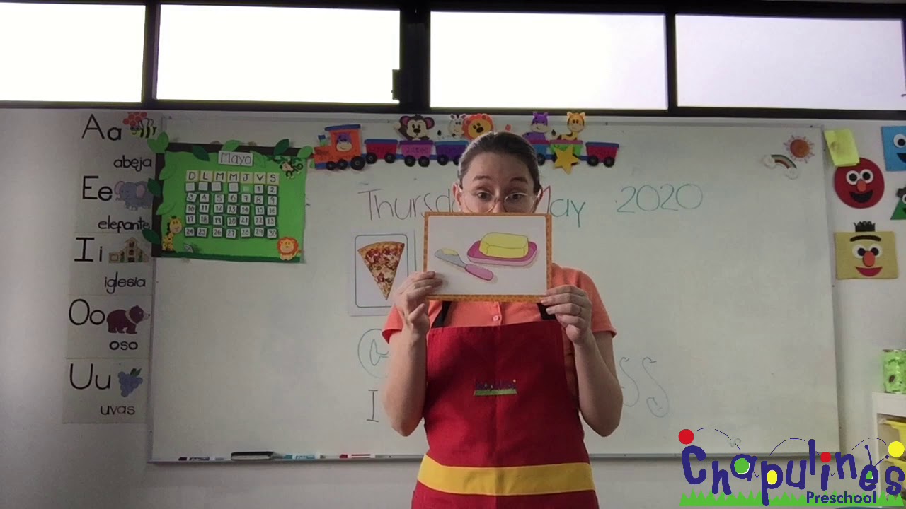 ingl&eacute;s Kinder jueves 7 Chapulines