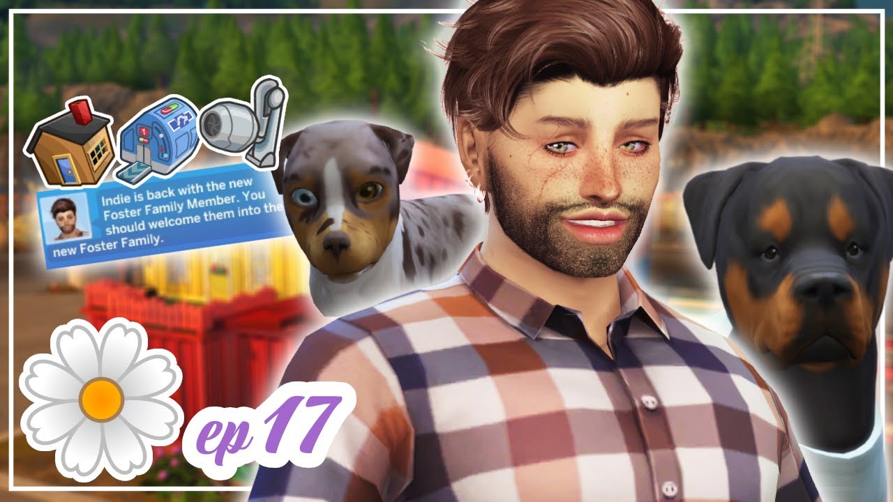 This mod lets you FOSTER DOGS!!🐶 SIMS IN BLOOM CHALLENGE!💜Lavender #17