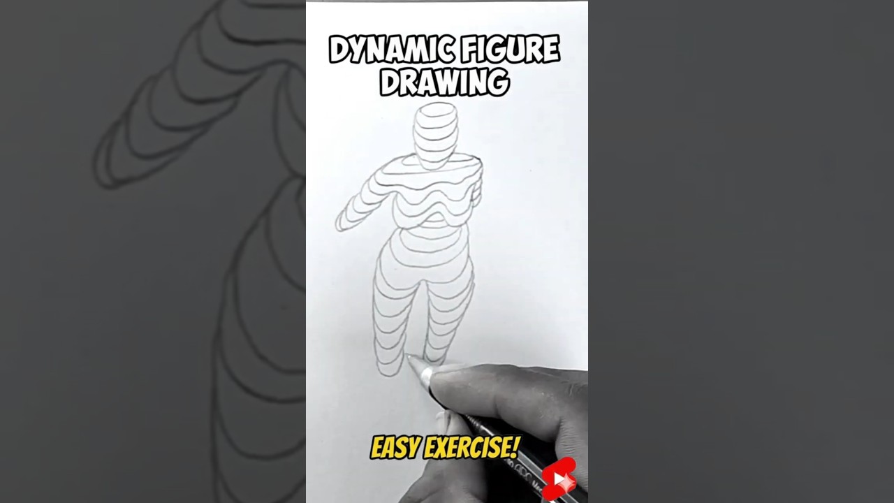 Easy Figure Drawing Exercise for Beginners 