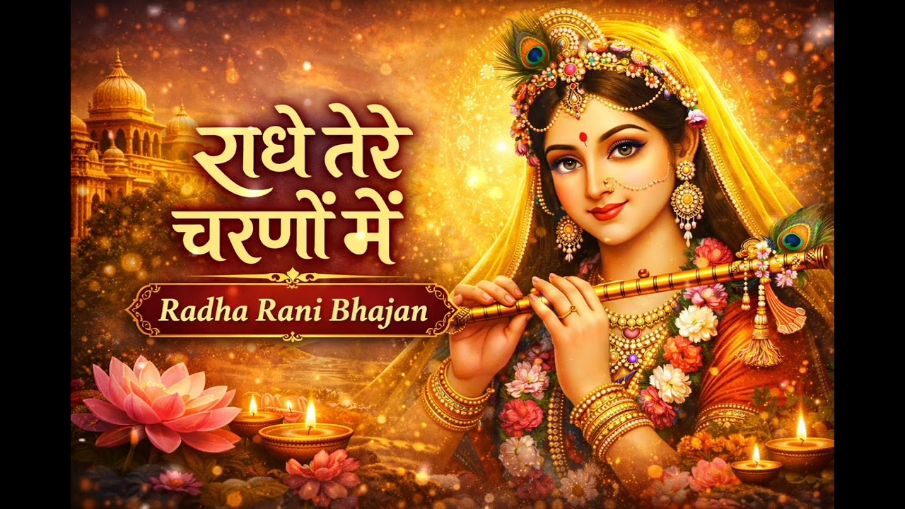 राधे तेरे चरणों में | Radha Rani Bhajan | मधुर धुन में सुंदर भक्ति गीत