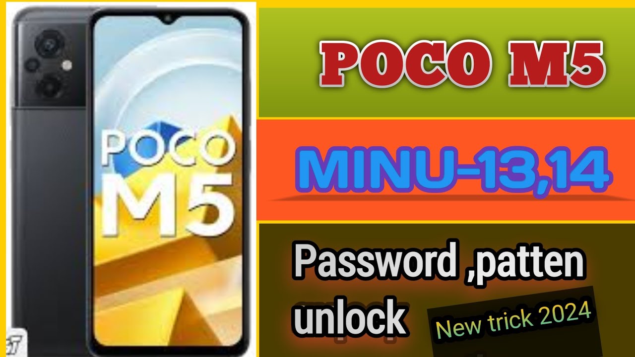 Poco M5 Patten Unlock 