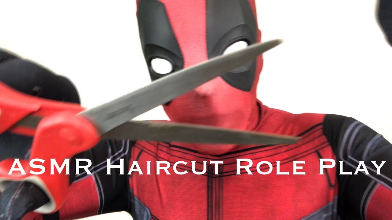 ASMR Haircut Role play with Deadpool