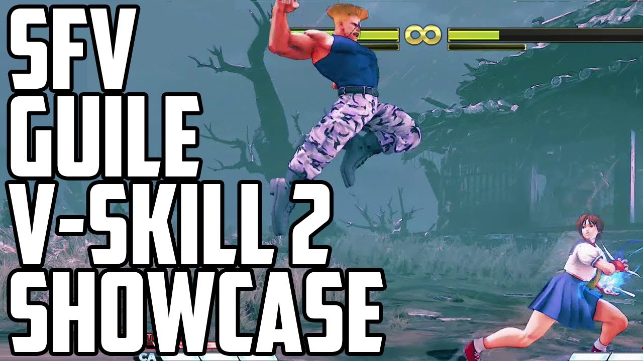 [SFV:CE] Air Sonic Boom! Guile New V-Skill 2 Combos