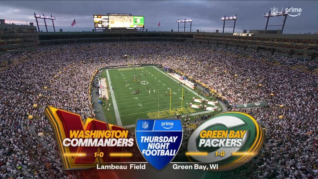 Thursday Night Football on Prime intro | WSH@GB | 9/11/2025