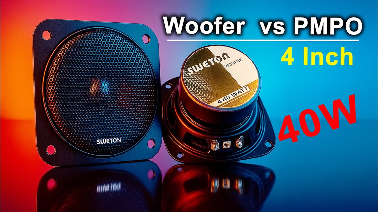 sweton 4inch woofer sound test | sweton 4inch PMPO car speaker | sweton 40W PMPO speaker sound test