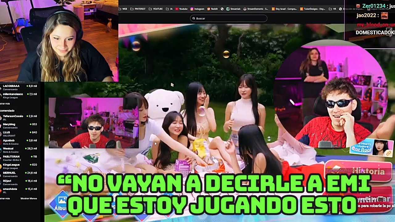 EMIKUKIS DESCUBRE A GLOGLO JUGANDO A LAS COREANITAS