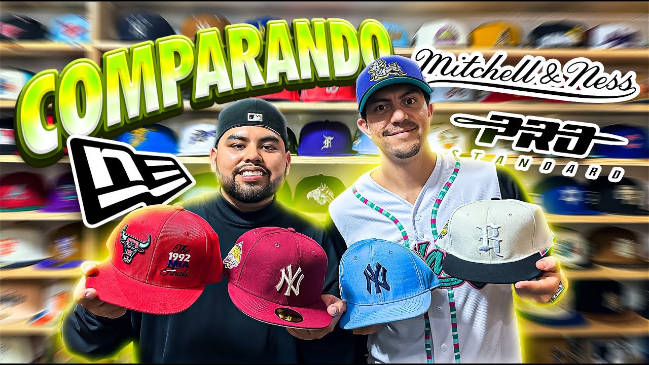 COMPARANDO GORRAS NEW ERA VS MITCHELL & NESS VS PRO STANDARD FT. @Ro Ybarra
