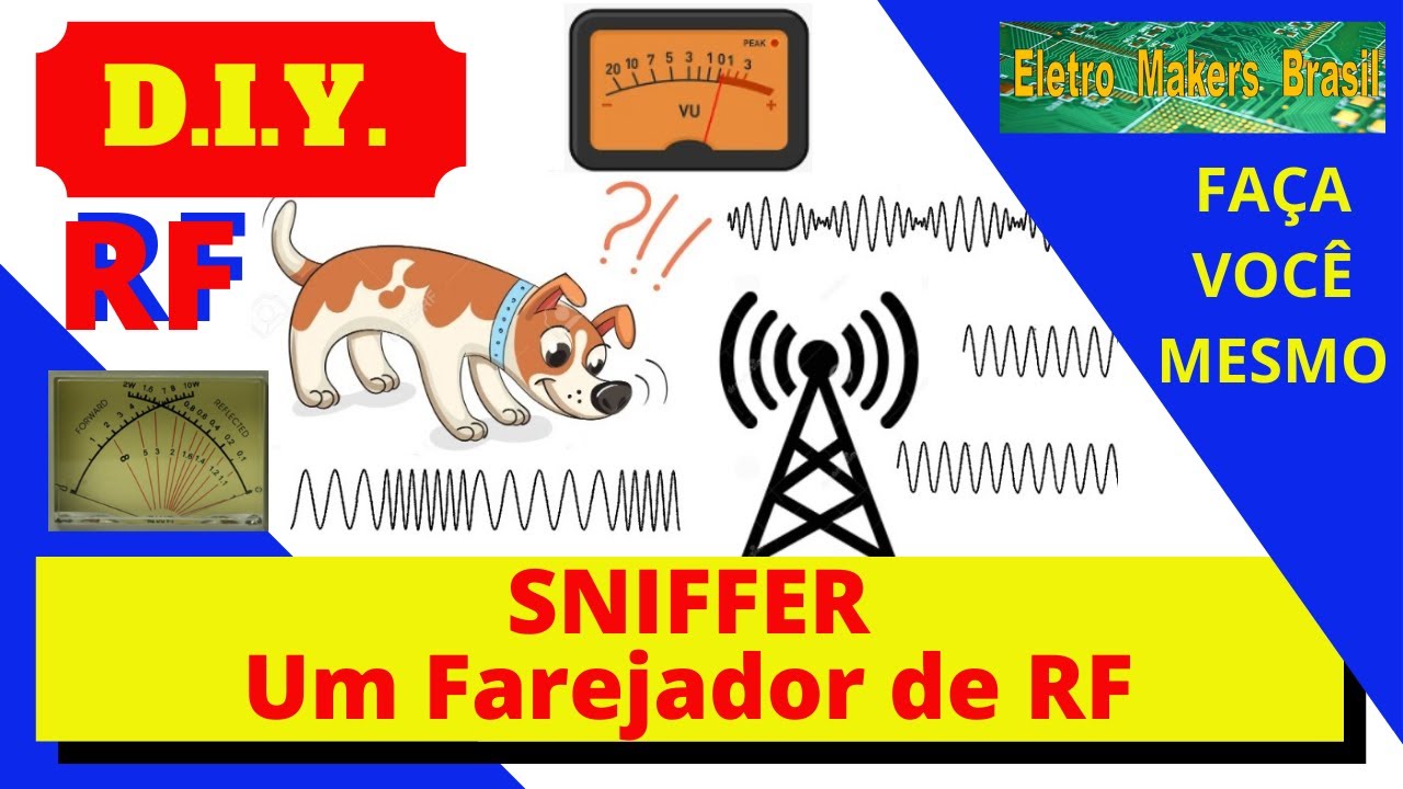 DIY Faça você mesmo um “SNIFFER” Um Farejador de RF