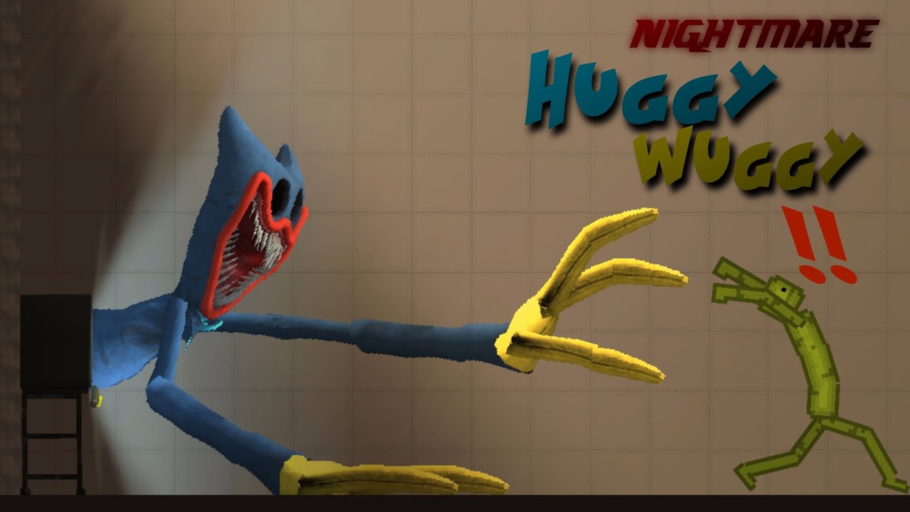 Nightmare huggy Wuggy mod for melon sandbox