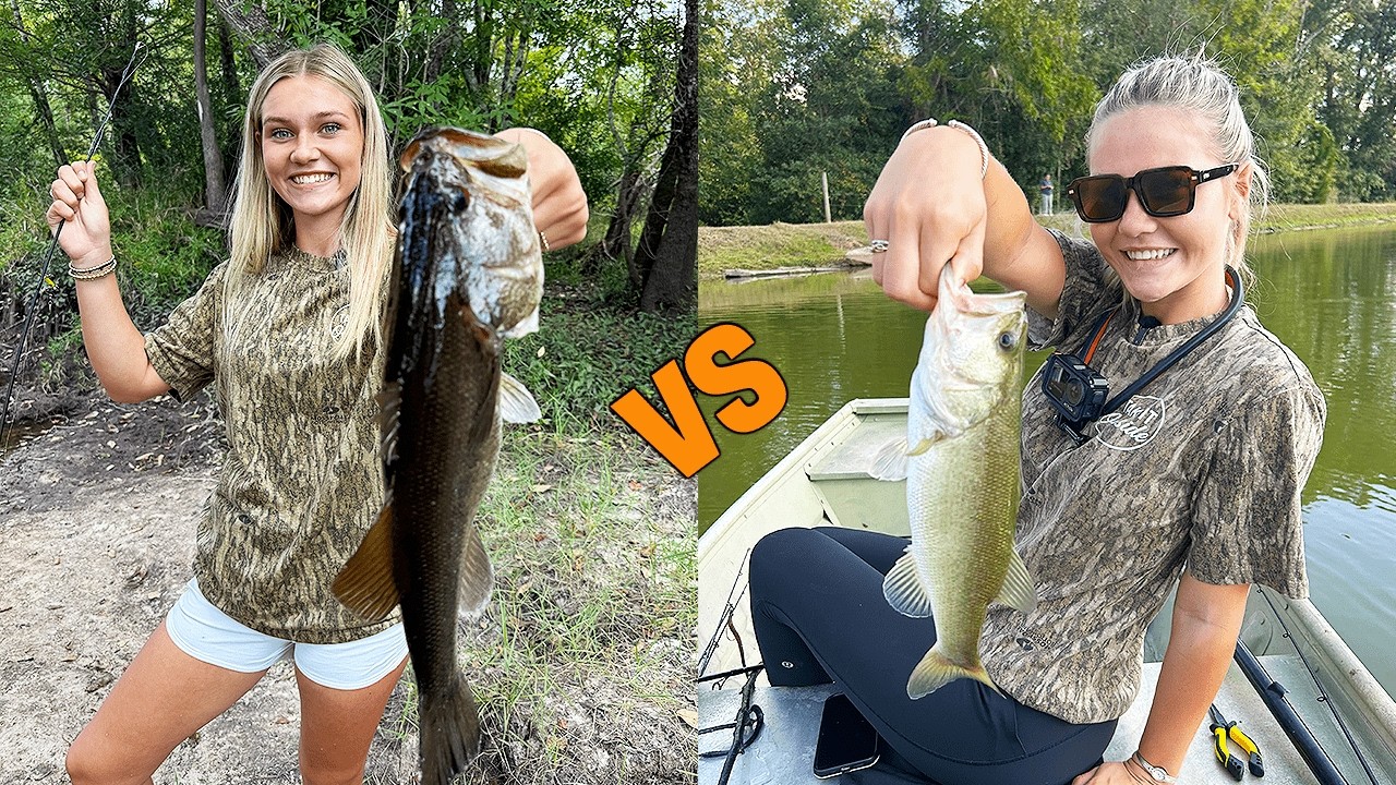 Twins Compete for Bass Fishing Braggin’ Rights!