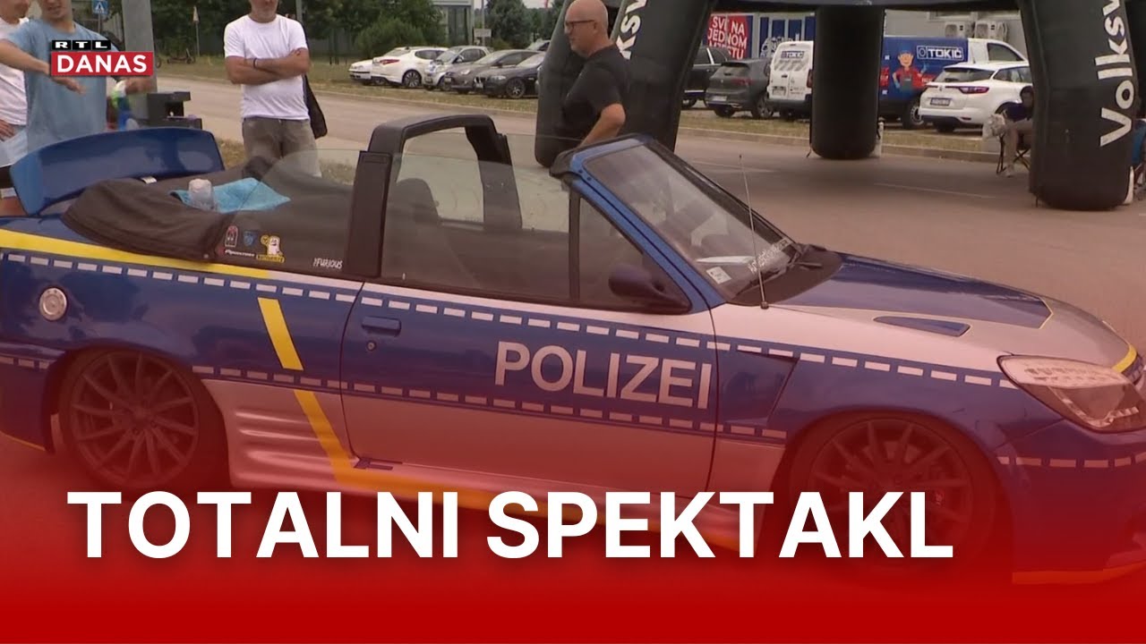 Strastveni zaljubljenici u aute pretvorili Vukovar u zonu adrenalina | RTL Danas