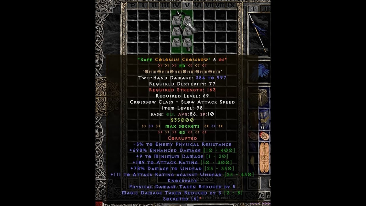Project diablo 2 Xbow crafting with GG craft