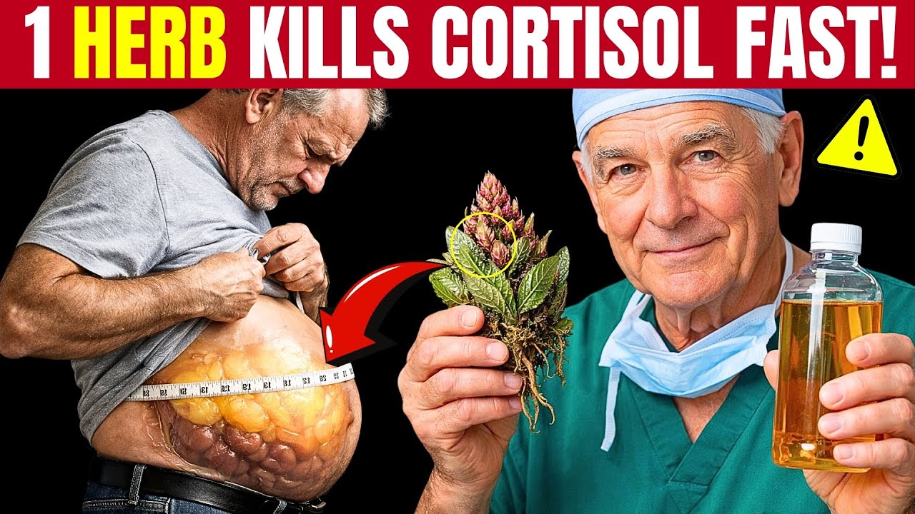 Over 70? ONLY 1 Herb That Lowers Cortisol, Melts Belly Fat & Fixes Your Sleep | Senior Health Tips