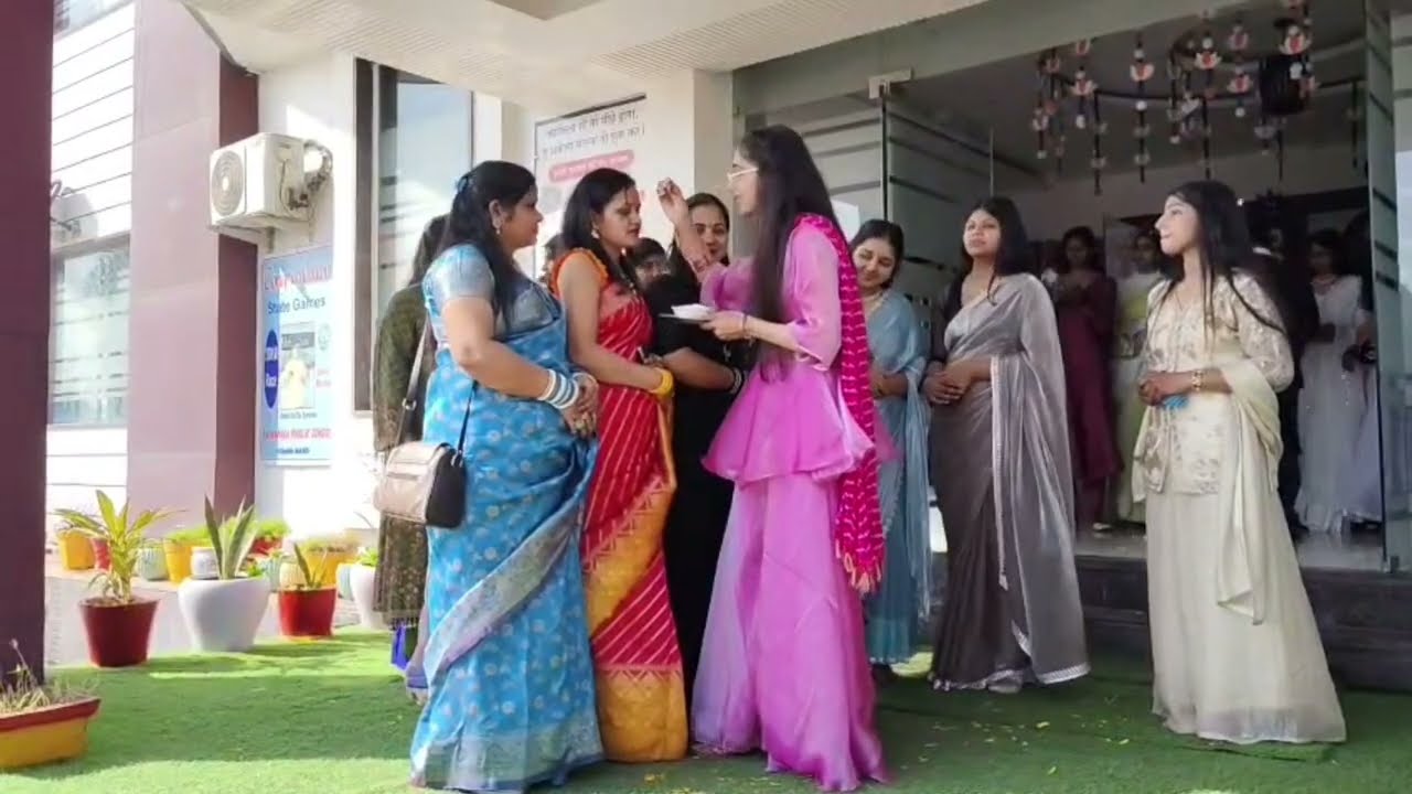 Welcome of respected Teachers at the Farewell Party 🎉 SHIVANIAA PUBLIC SCHOOL UCHANA 
