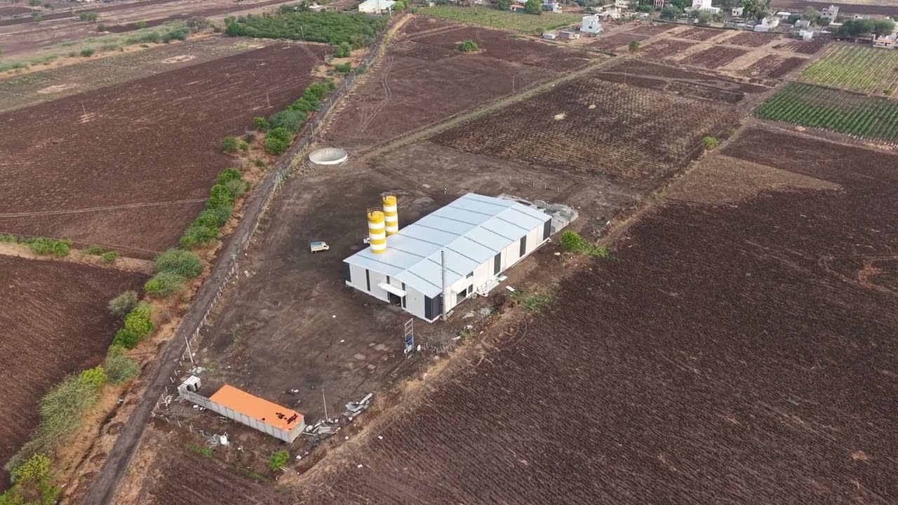 Worldmap Group Aerial Tour : 80 CBM/Day AAC Block Plant in Action