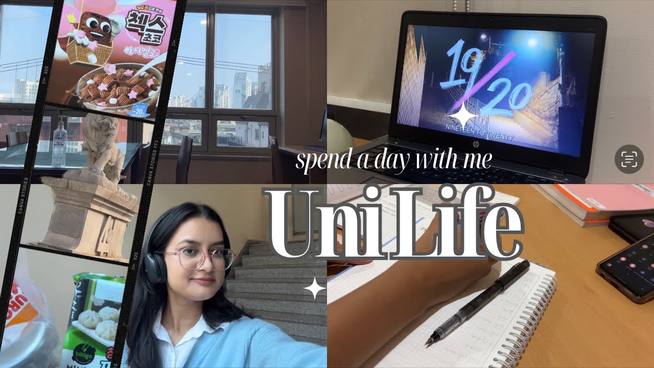 A day in my life | Kyunghee University | Language year | GKS 2023 | Uni Vlog | ASMR kinda Vlog