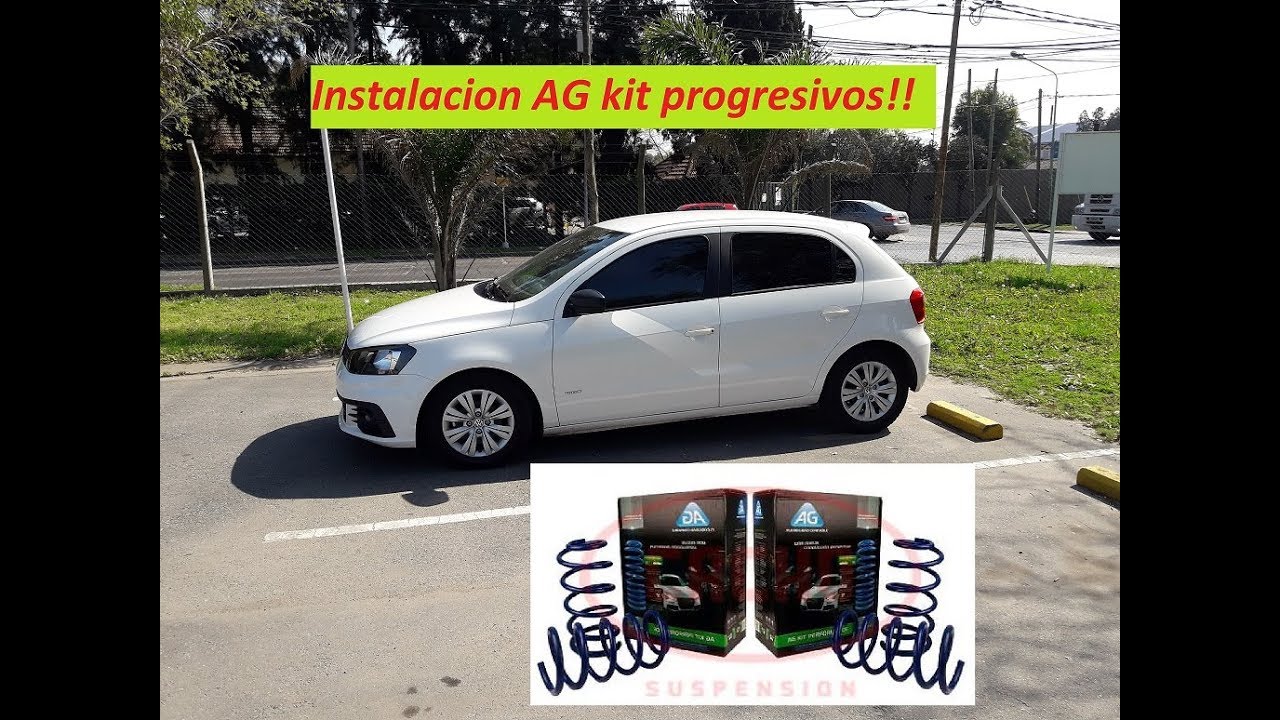 Cambio de espirales AG kit traseros gol trend