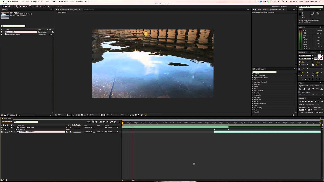 Creating a Seamlessly Looping Animation With After Effects