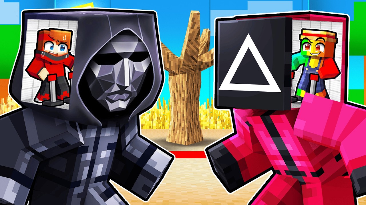 Awariz CONTR&Ocirc;LE un Robot G&Eacute;ANT Squid Game pour affronter Talcado sur Minecraft !