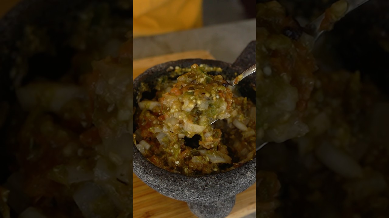 Una salsa molcajeteada para tu carne asada #receta