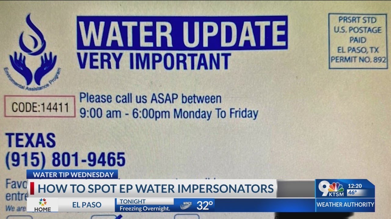 Water Tip Wednesday: How to spot EP water impersonators