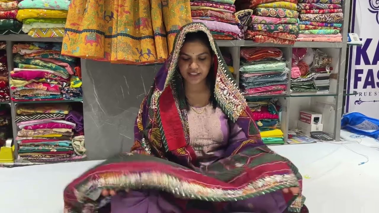 सूती ओढ़ने में न्यू हैंड वर्क डिज़ाइन | NEW HAND WORK karma fashions Sikar c.no.:- 9116595419#short
