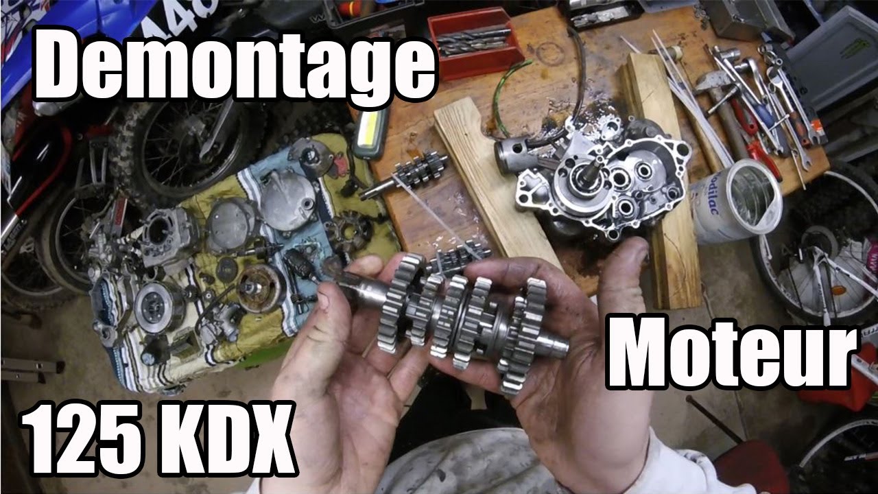 125 KDX - Démontage moteur on lui refaire une santé 😁😄 Partie 1