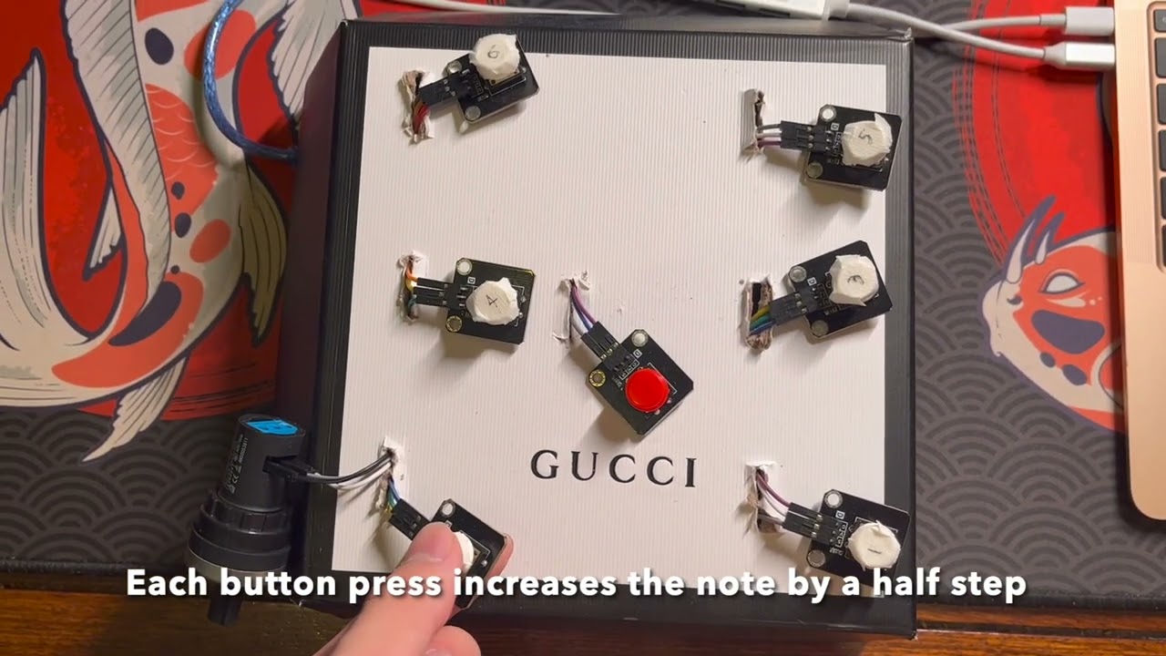 Arduino Six Step Sequencer + Arp