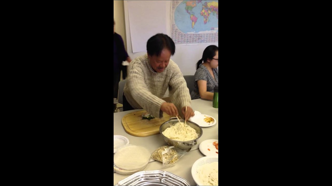 ASIA's spring roll party! Roll it like a pro!