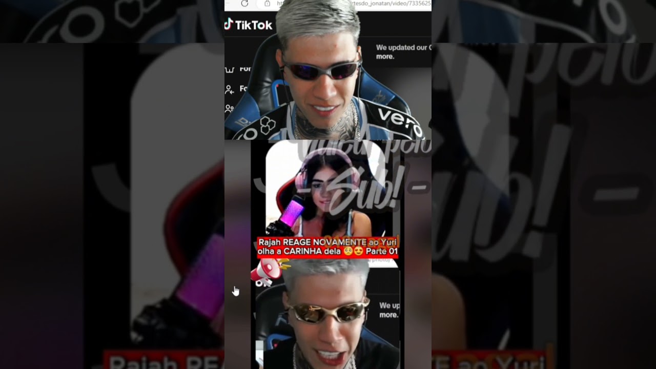 olha a carinha da rajah reagindo ao Yuri22 #yuri22 #bdj #rajah #clips #viral