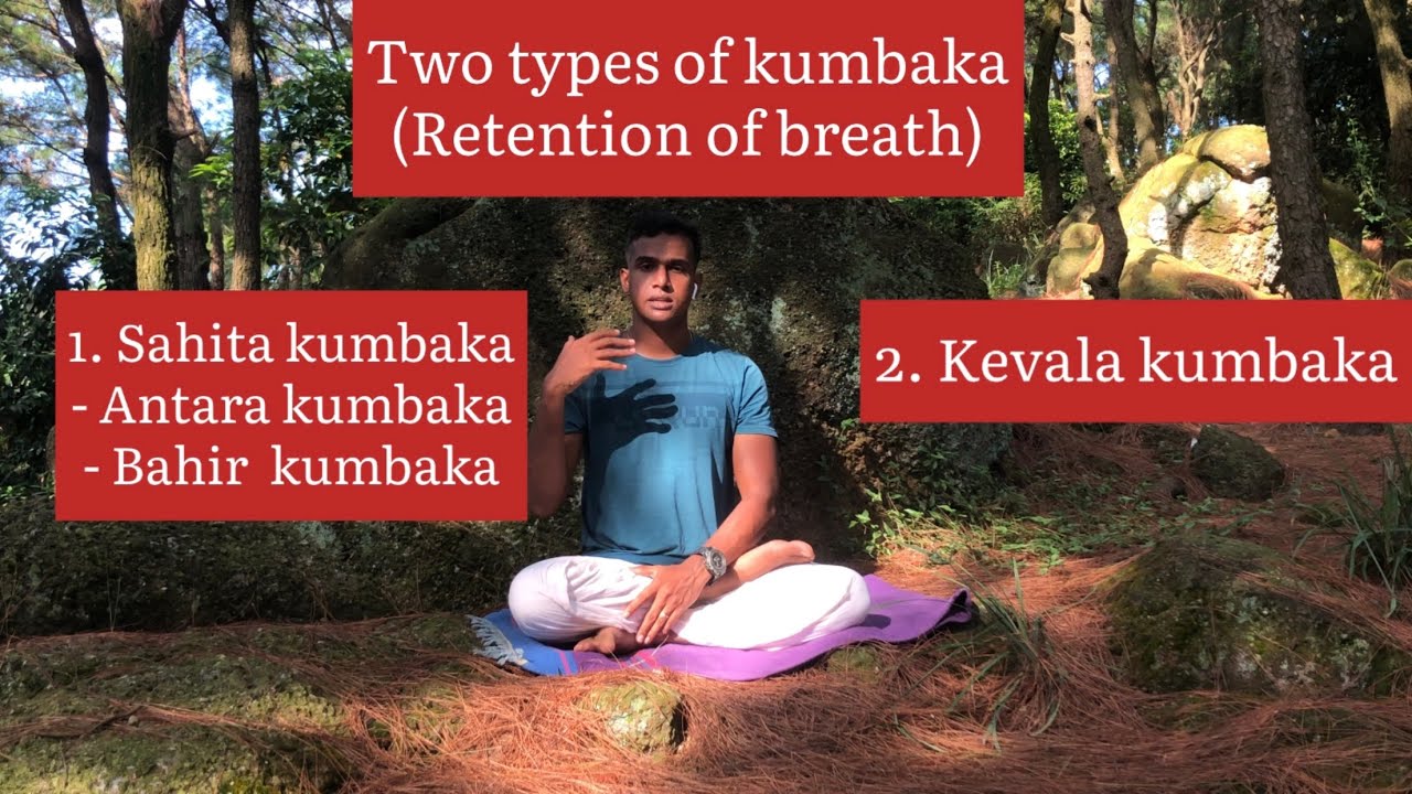 Types of kumbhaka | Retention of the breath | Pranayama | Kevala kumbaka