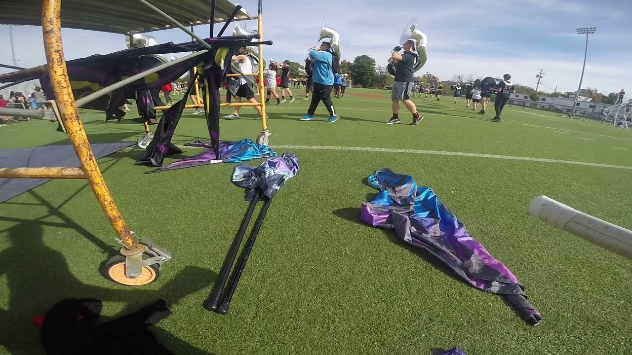 Lafayette Marching Band - The Raven - Color Guard Cam - 2017