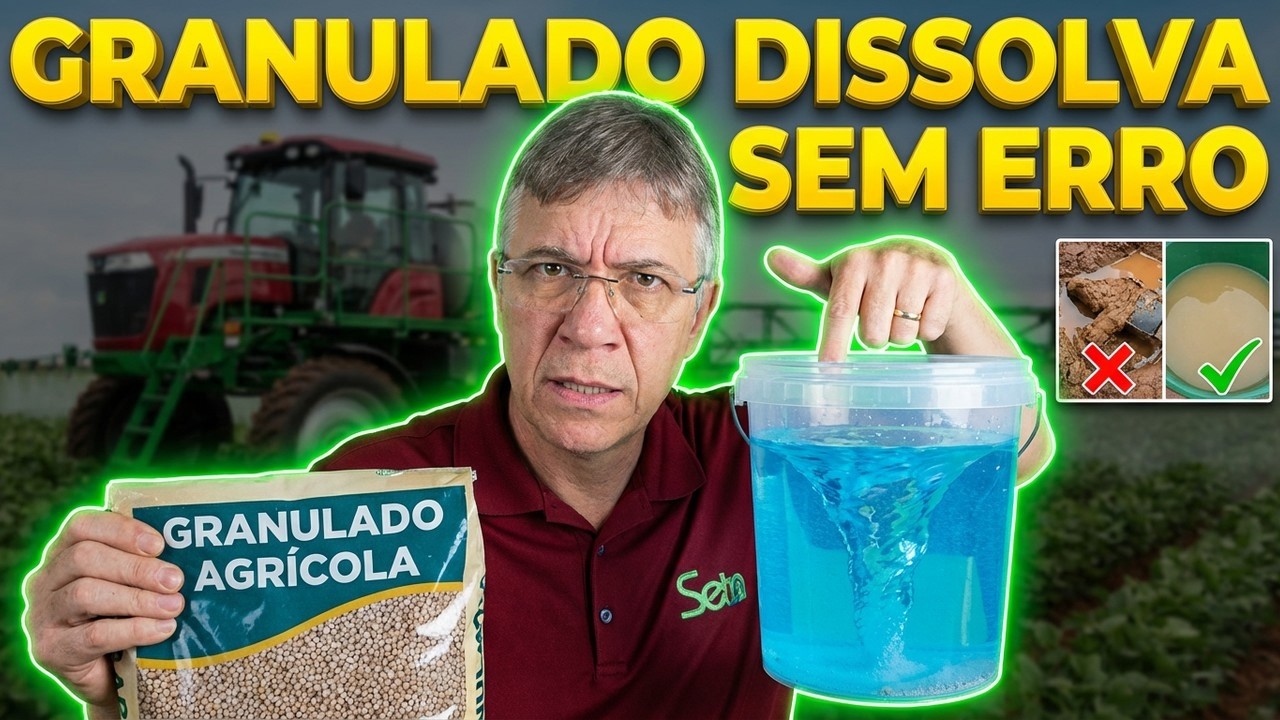 ESQUENTA SPRAYCLASS AO VIVO!! PREPARO DE CALDA - COMO MISTURAR PRODUTOS GRANULADOS (DO JEITO CERTO)!