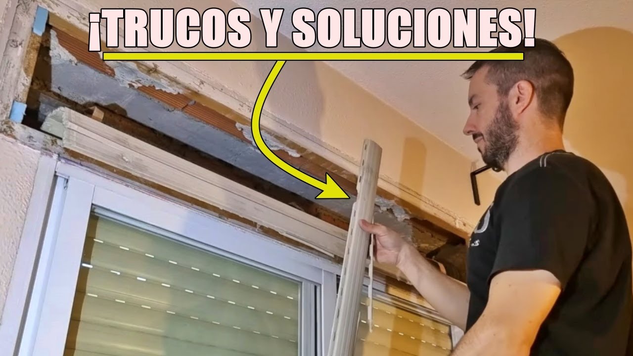 Reparar persiana atrancada, cambiar cuerda y Trucos | Aislar ventanas de frío y ruido