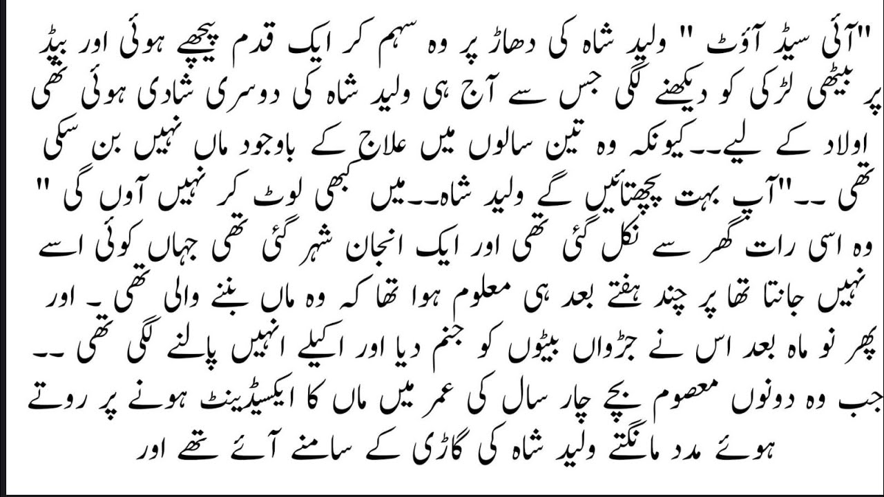 Urdu Novel 