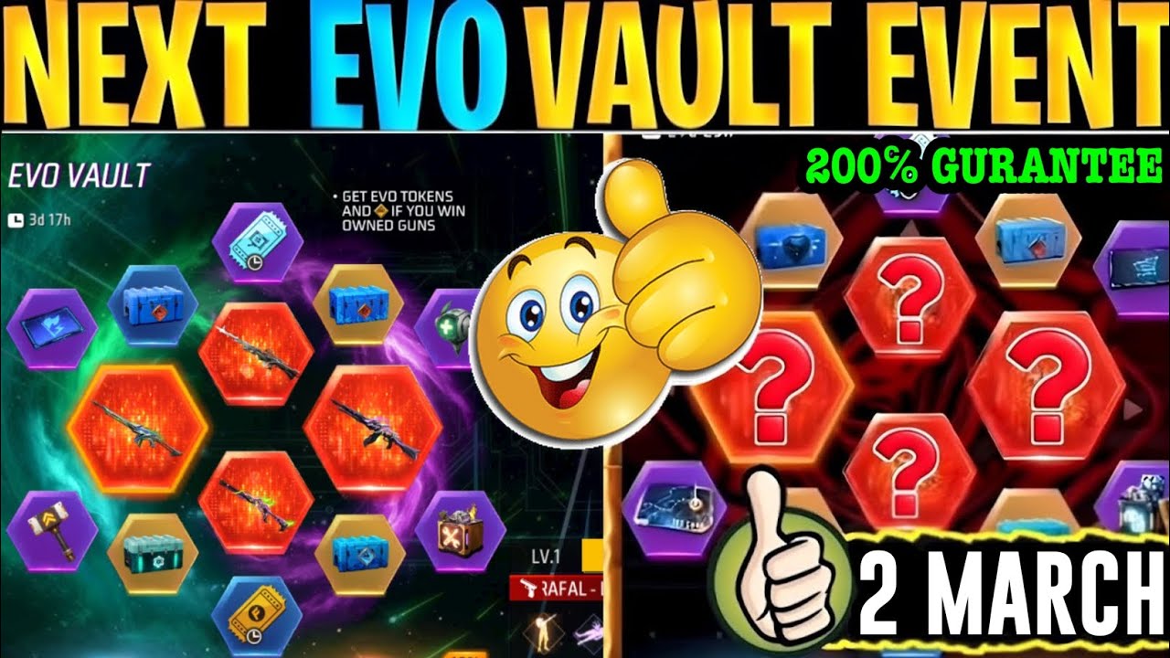 Next Evo Vault Event 2026 march Month Evo Vault Event | New Evo Vault Event Gun Skin Konsa Aayega