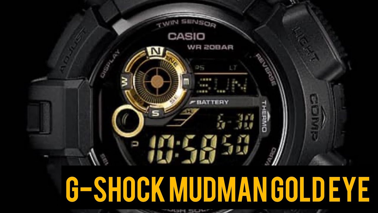 G-SHOCK MUDMAN G-9300GB-1DR GOLD EYE REVIEW | Shopee Product Review