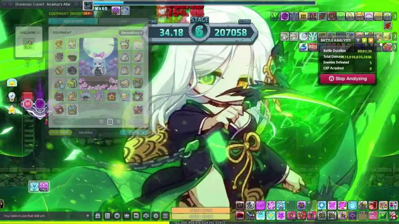 Maplestory GMS Remastered Kanna Culvert 350k