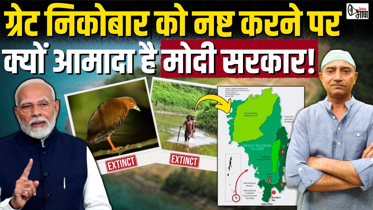 दुर्लभ जंगल, वन्यजीव, जनजाति और लाखों पेड़ों की चढ़ाई जा रही बलि | Great Nicobar