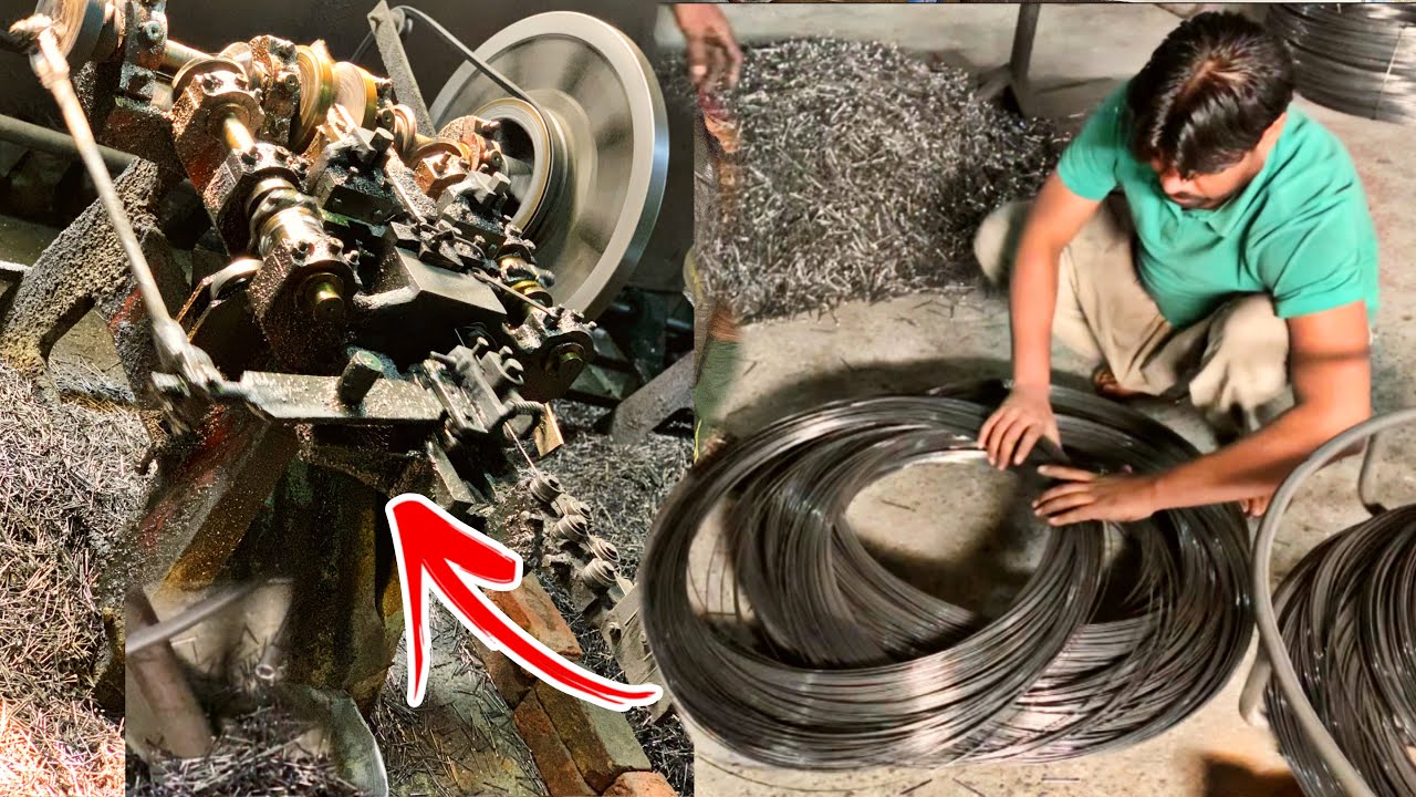 How Many Nails Made From This Machine || Iron Nails in Factory||Manufacturing Process