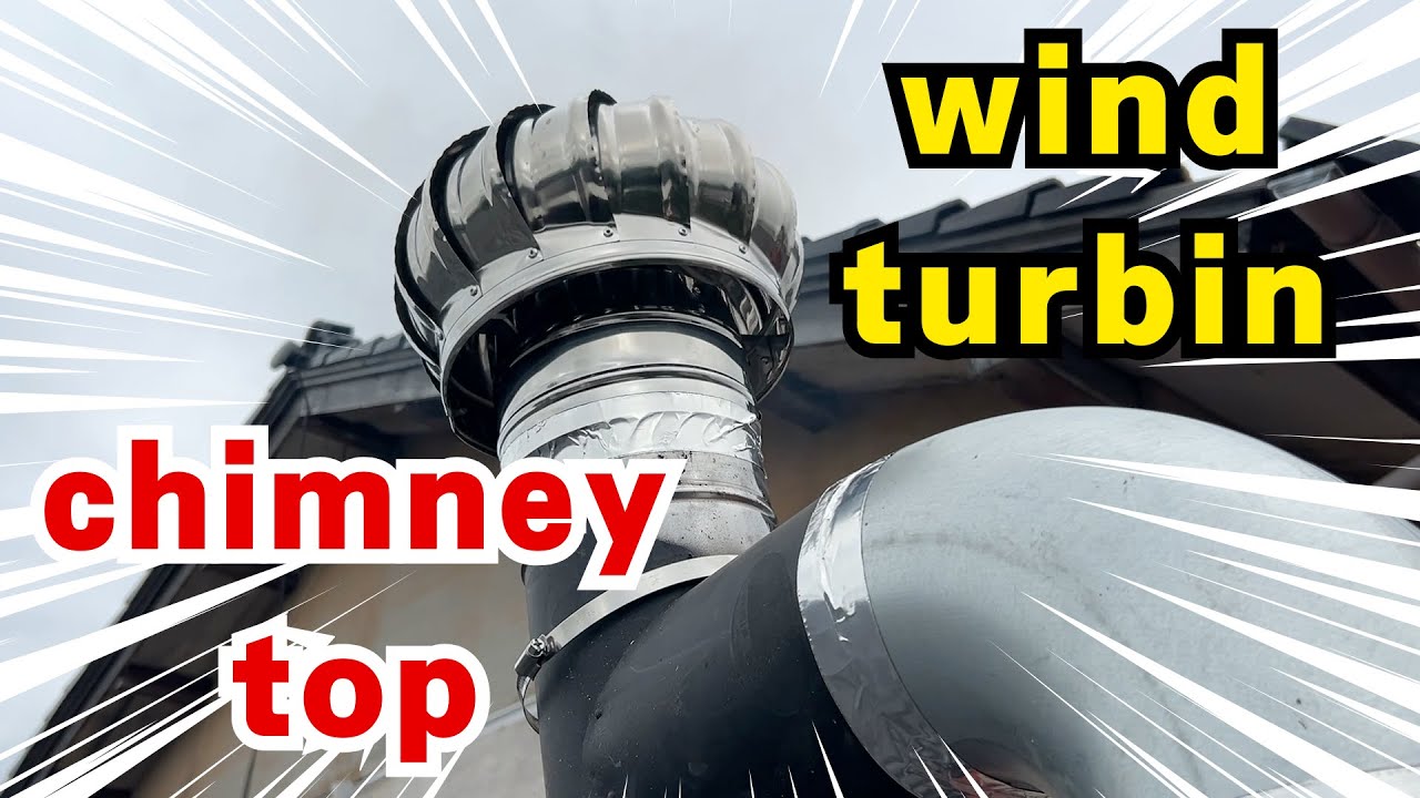 Special chimney top to overcome wind effects
