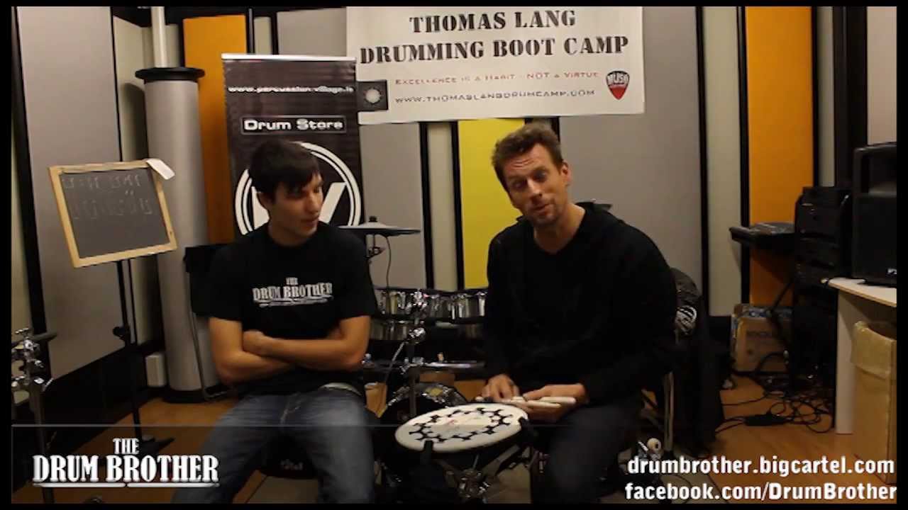 Thomas Lang - 'Drumming Boot Camp' drum interviews