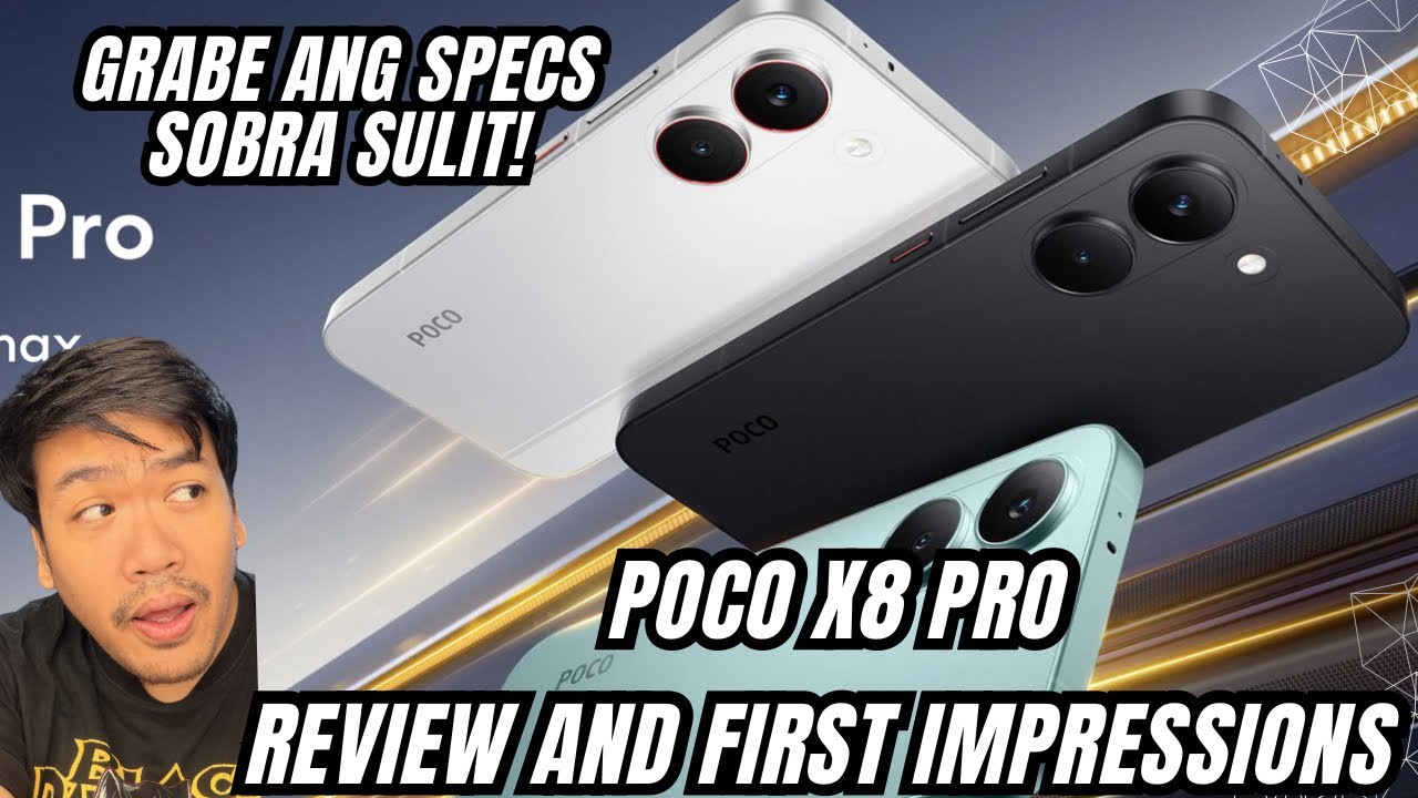 POCO X8 PRO REVIEW AND FIRST IMPRESSIONS: THE BEST GAMING PHONE TODAY! LAKAS NG SPECS!