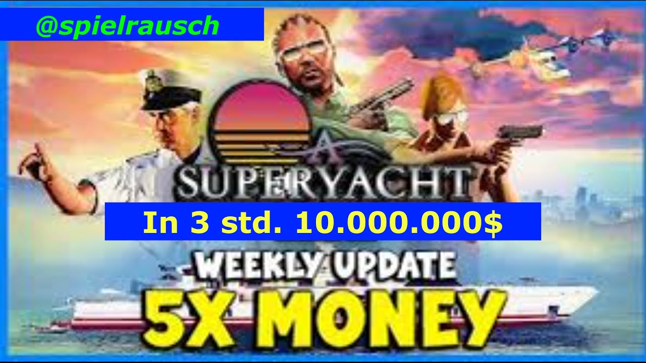 GTA V Online Yachtmission: Für das Villa-Update werden Millionen verdient |Ps5|DE